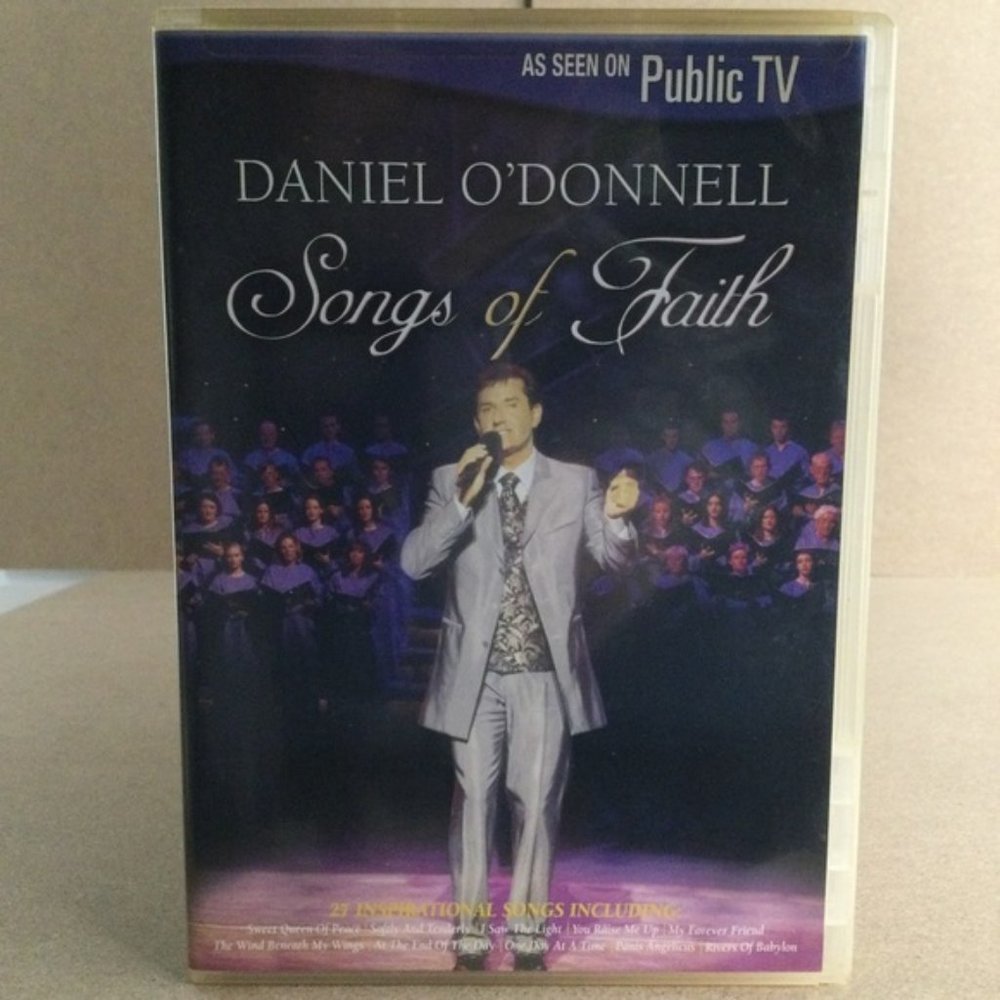 👛 (ANY 4/$20) DVD - DANIEL O’DONNELL Songs of Faith